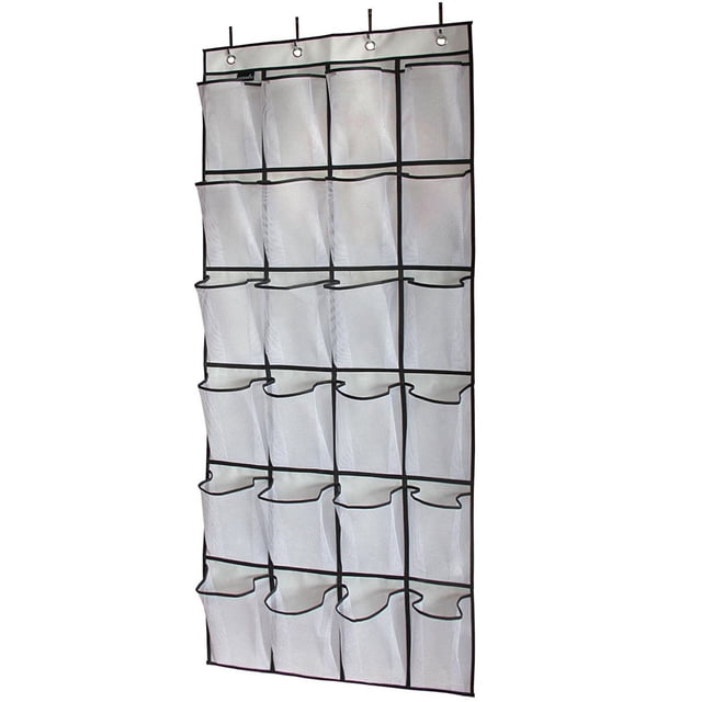 Over The Door Shoe Organizer, Over The Door Hanging Storage Bag Khaki For Bathroom Appliances