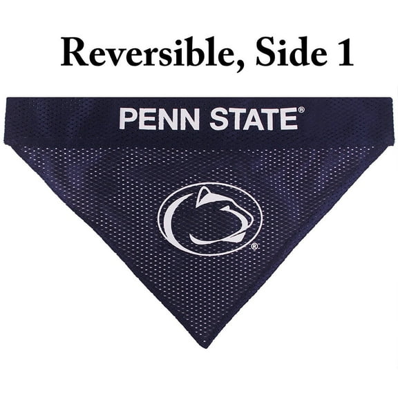 Pets First Collegiate Penn State Reversible Bandana -Home & Away Mesh & Premium Embroidery For Dogs & Cats