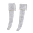 thumbnail image 4 of HILABEE Baby Doll Clothes Accessory Handmade Easy to Put Knitting Stocking for 1/6 Dolls Light Gray, 4 of 9
