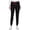 Black, variant on Women Mid Rise Jogger with 5 Pockets Rib-Knit Cuffs with Drawstring Waistband MC102, L, White