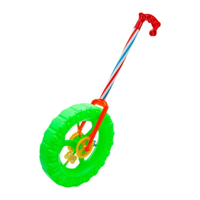 Push a lo largo de la rueda Toy Desarrollo temprano Classic Portable Push Push Push Toy Actividades de aprendizaje de preescolar para niños