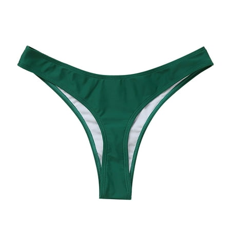 Yanyanz Swim Suits for Women 2025  Women s Bikini Bottoms High Cut Swimsuit Bottom Mid Waist Swim Bottoms  women s pants