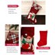 thumbnail image 3 of Calcetín de Navidad Elk Impresión colorida Bolsa de regalo Calcetines de gran tamaño para el hogar Colgador de puerta de árbol de Navidad Kits de decoración para fiestas Muñeco de nieve Toystoory HA070383-02, 3 of 6