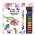 thumbnail image 1 of Kit para principiantes de cuaderno de acuarela TLM con set de pintura de 12 colores, 1 of 6