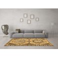 thumbnail image 3 of Ahgly Company Indoor Square Abstract Brown Modern Area Rugs, 6' Square, 3 of 4