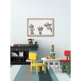thumbnail image 4 of Marmont Hill Flower-Crowned Giraffes Framed Wall Art, 30.00" x 1.50", 4 of 6