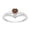 Garnet, variant on 0.75 Ctw Heart Cut Peridot Gemstone 925 Sterling Silver Solitaire Curve Engagement Rings