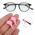 thumbnail image 2 of Unique Bargains 10 Pair Eyeglass Temple Tips Small Ear Hook Pattern Anti-slip Ear Hooks 0.75"x0.71"x0.08" Pink, 2 of 5