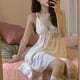 thumbnail image 2 of Pijama de seda de hielo para mujer, primavera, tentación sexy, hermoso camisón con tirantes en la espalda, pijama interior privado, ropa para el hogar, 2 of 4