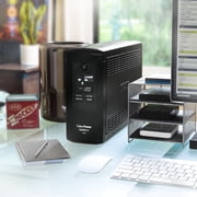 CyberPower CP1000AVRLCD Battery Backup UPS, 1000VA/600W, 120V, 8 Outlets, AVR, LCD Display, Black