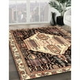 thumbnail image 2 of Ahgly Company Indoor Rectangle Traditional Bakers Brown Persian Area Rugs, 7' x 9', 2 of 6