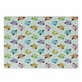thumbnail image 1 of Cartoon Cutting Board, Dotted Background Colorful Owls Various Facial Expressions Angry Happy Confused, Decorative Tempered Glass Cutting and Serving Board, Small Size, Multicolor, by Ambesonne, 1 of 1