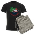 thumbnail image 6 of CafePress - Christmas In Paradise Men's Dark Pajamas - Men's Dark Loose Fit Cotton Pajama Set, 6 of 7