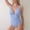 B_ Sky Blue, variant on Maternity Swimsuit for Women One Piece Swimsuits Pregnancy Swimwear Spaghetti Straps Ruched Adjustable Orange L