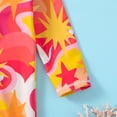 thumbnail image 5 of ATAIKU 18M-7Y Baby Girls One Piece Swimsuit Kids Rash Guard Zipper Bathing Suit UPF 50+ Toddler Sunsuit Swimwear - Starburst, 5 of 10
