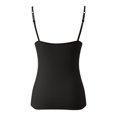 thumbnail image 6 of vigerkar 2025 Summer Camisole for Women Built in Bra Wireless Fabric Support Spaghetti Strap Short Cami Black, M, 6 of 8