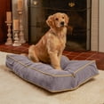 thumbnail image 3 of Happy Hounds Buster Rectangle Pillow Style Dog Bed, Smoke, Small (36 x 24 in.), 3 of 7