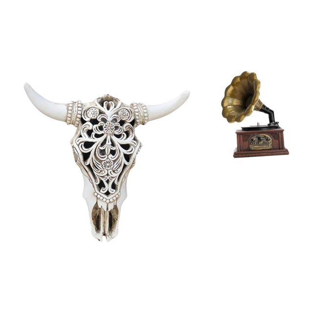 Figura de resina vintage con cabeza de toro tribal para colgar en la pared, adorno para oficina, , dormitorio, regalo de inauguración de