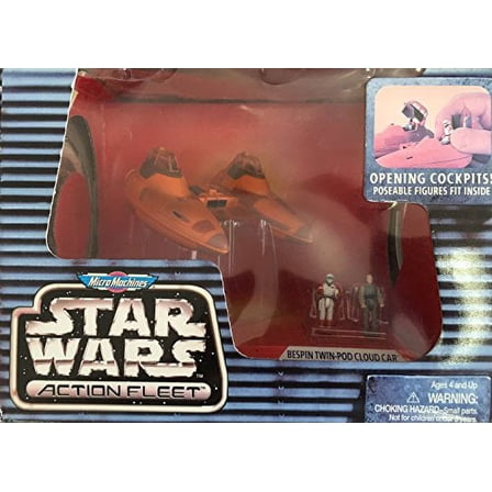 Star Wars Micro Machines Action Fleet Bespin Twin-pod Cloud Car Featuring Cloud Car Pilot & Lobot