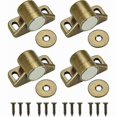 thumbnail image 1 of 4PCS Magnet for Cupboard Door Magnetic Door Latch Magnetic Door Closer with 4 Washers and 12 Screws Magnetic Cupboard Closure for Furniture, Wardrobe, 1 of 5