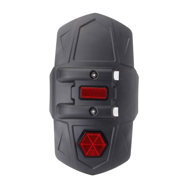 Guardabarros trasero para motocicleta con reflector, resistente al desgaste, piezas de reparación, ligero, 13 x 7,8 pulgadas, protector contra