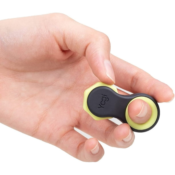 YOGI Fidget Toy, Réducteur de stress, Parfait pour le TDAH, l'ADD,  l'anxiété et l'autisme, Pour les enfants et les adultes, Gadget sensoriel,  Fidget spinner avec cinq tailles d'anneaux, Facile à utiliser et