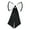 Black and white, variant on Wedding Dress Bowknot Detachable Waist Ornament Bowknot for Stage Show Elegant