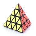 thumbnail image 4 of Cube Pyramide 4x4, Cube de Vitesse Pyramide 4x4x4 Casse-Tête Cube Magique Noir, 4 of 7