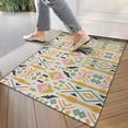 thumbnail image 4 of Multicolor Ethnic Geometric Pattern Door Rugs,Washable Non Slip Door Mats Indoor,Decorative Door Mats,Entry Mat Indoor for Entrance,Bedroom,Kitchen,Bathroom,17"x30", 4 of 6