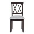 thumbnail image 6 of Harper & Bright Designs Dining Chairs Set of 2, Upholstered Chairs with Solid Wood Legs, Kitchen Chairs for Dining Room and Living Room, Espresso, 6 of 11