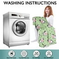 thumbnail image 6 of Wearable Oversized Blanket,Green Cow Dot Pattern Wearable Blanket Hoodie for Adults,Cozy Hooded Blankets with Super Pockets,Super Warm Fuzzy Pullover for Women & Men, 6 of 6