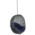 thumbnail image 3 of Modway Chaise Balançoire de Patio Extérieure en Tissu Hide Sans Support, Gris/marine, 3 of 7