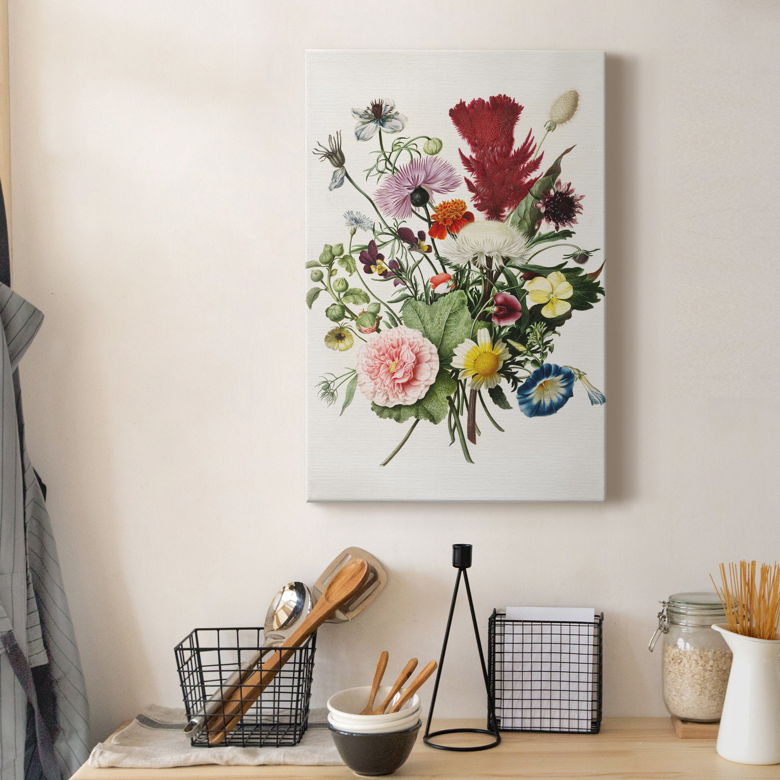 Bouquet of Flowers Premium Gallery Wrapped Canvas - Ready to Hang - 24 x 36