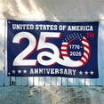 thumbnail image 3 of United State Of America 250Th Anniversary 1776 2026 Personalized Flag 35.4"X59.1" Banner For Indoor And Outdoor, Single And Double Sided Print, 3 of 6