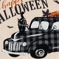 thumbnail image 2 of Halloween Throw Pillow - Rectangular Accent Lumbar Cushion - Vintage Truck, 2 of 4