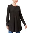 thumbnail image 2 of Style & Co. Suéter sólido para mujer, negro, PL, 2 of 2