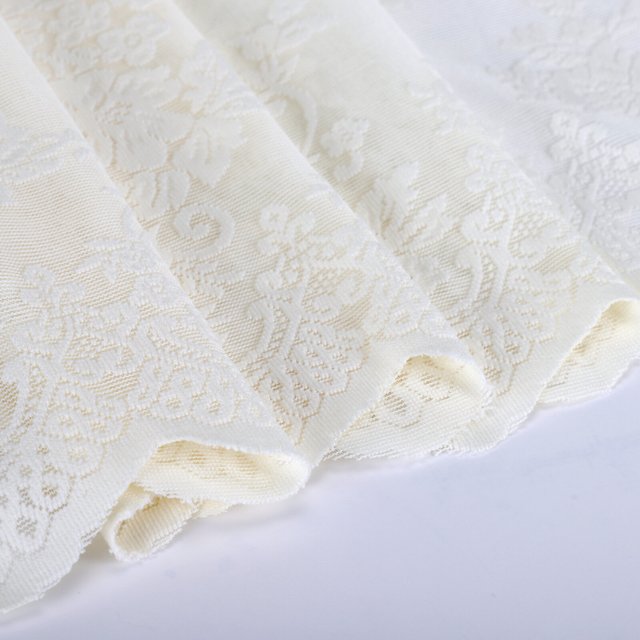 Lace Cafe Kitchen Ruffle Window curtains Lace voile Drape Lace voile curtains Ruffle Valance Semi Transparent Voile Curtains Window Treatment