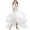 White, variant on AWZXDE Girls Dresses High End Removable Train Puff Skirt Long Dresses Formal Performance Gown Elegant Party Dress For Kids White,80