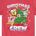 thumbnail image 3 of SpongeBob SquarePants - Christmas Crew - Toddler And Youth Short Sleeve Graphic T-Shirt, 3 of 6