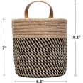 thumbnail image 2 of Wall Hanging Storage Baskets - Small Cotton Rope Woven Closet Storage Bins-Shelf Basket Organizer for Plants, Towels,Toys - 6.3" x 7" (Jute), 2 of 12