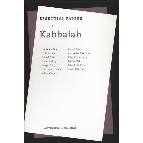 Essential Papers on Jewish Studies Essential Papers on Kabbalah, Book 7, (Paperback)