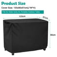thumbnail image 1 of Waterproof Outdoor Prep Movable Dining Cart Pizza Oven Patio Grill Table Cover, 1 of 5
