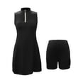 thumbnail image 2 of Vestido multicolor de tenis y yoga para mujer - Elástico y de secado rápido - 2 en 1 con bolsillos - Fitness antiexposición, 2 of 6