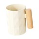 thumbnail image 5 of Taza para cepillo de dientes, taza de baño, enjuague bucal fácil de limpiar, taza de almacenamiento con mango de madera para parejas, adultos, niñas, niños, adolescentes, regalo Cremoso, 5 of 9