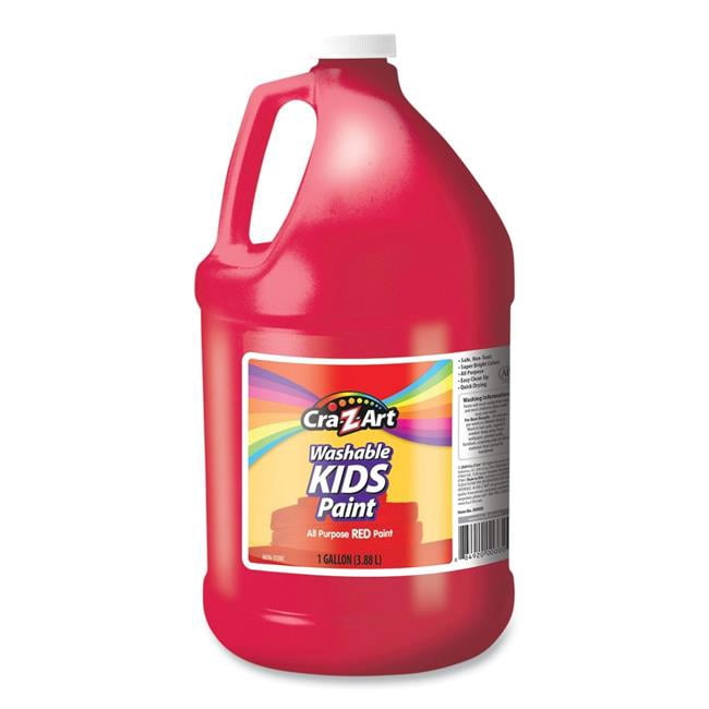 Larose Industries 760052 Peinture Lavable pour Enfants 128 oz, Rouge