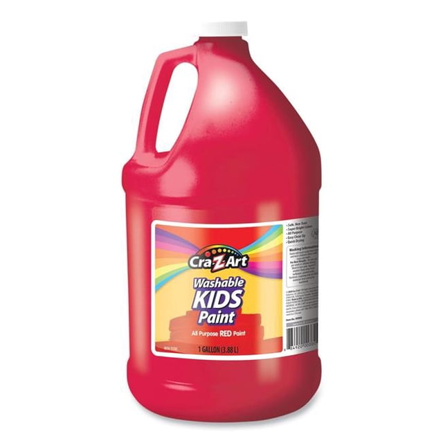 Larose Industries 760052 Peinture Lavable pour Enfants 128 oz, Rouge