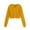 Yellow, variant on Timegard Zip up Hoodies for Women Plus Size Cropped Sweatshirts Long Sleeve Shirts Pullover Solid Color