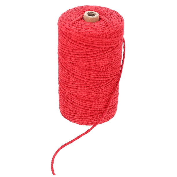 1 rollo de colorida cuerda de algodón hilo de algodón colgante de algodón