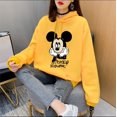 thumbnail image 1 of Sudadera de manga larga para mujer 2024 nuevo otoño e invierno estilo coreano suelto bf estilo perezoso chaqueta engrosada de terciopelo de moda con capucha, 1 of 5