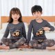 thumbnail image 1 of Pijamas de manga larga para bebés, ropa de dormir para niños, conjuntos de pijamas de algodón para niños de 6, 8, 10, 12 y 14 años, otoño, 1 of 4